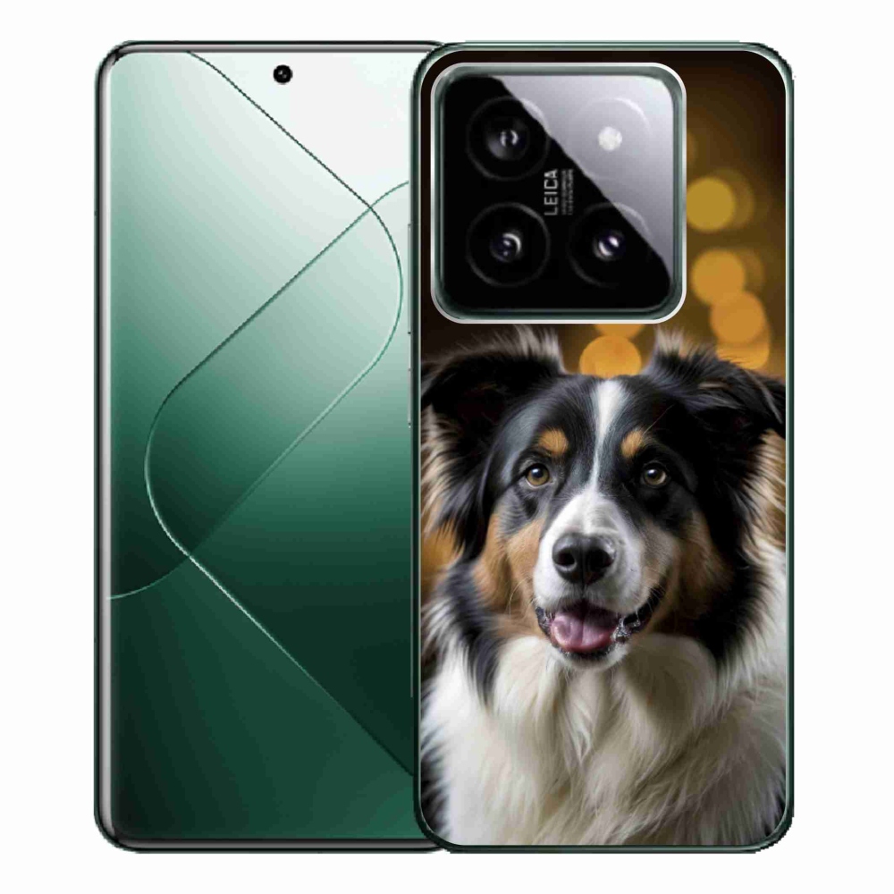 Gélový kryt mmCase na Xiaomi 14 Pro - usmievavý austrálsky ovčiak