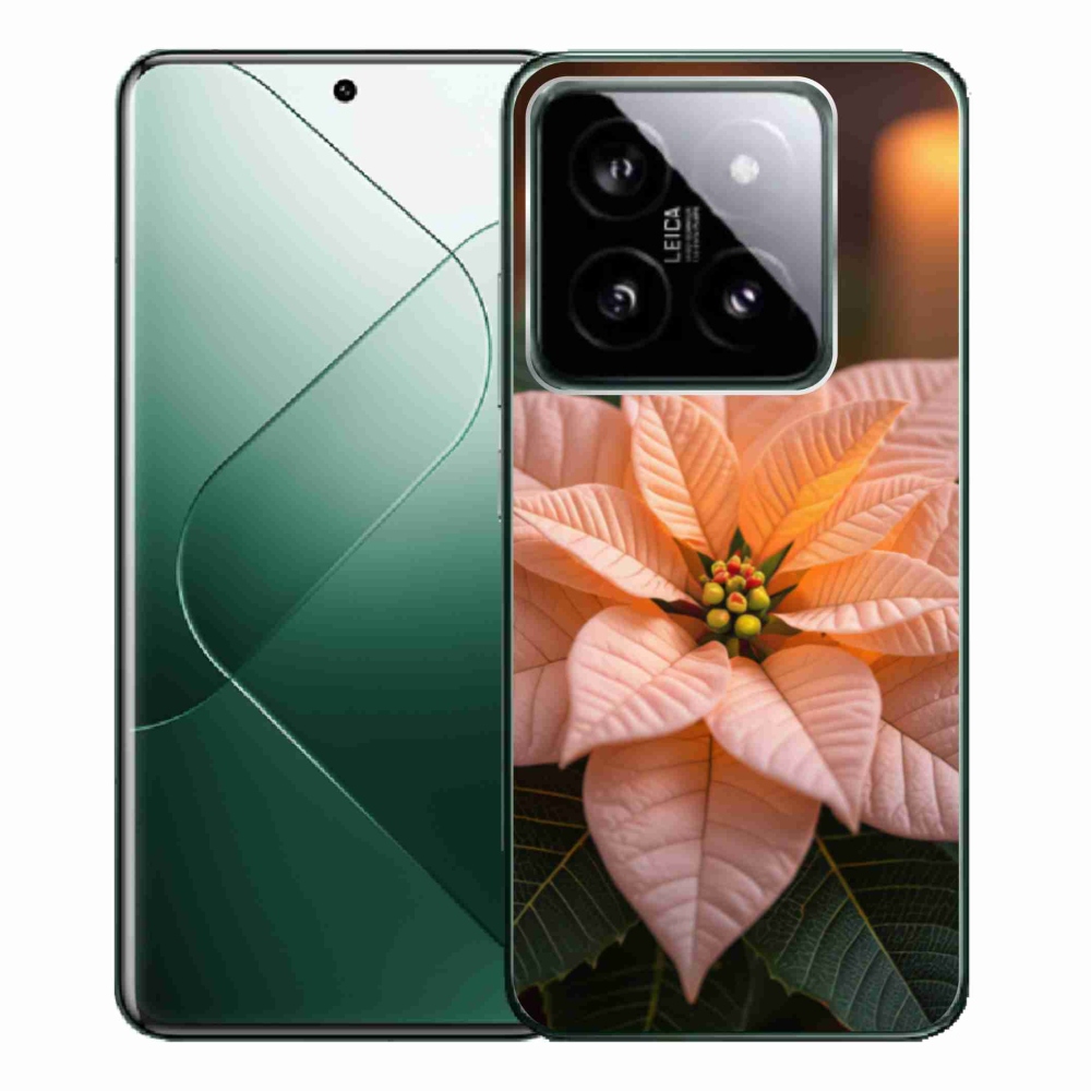 Gélový kryt mmCase na Xiaomi 14 Pro - vianočná hviezda