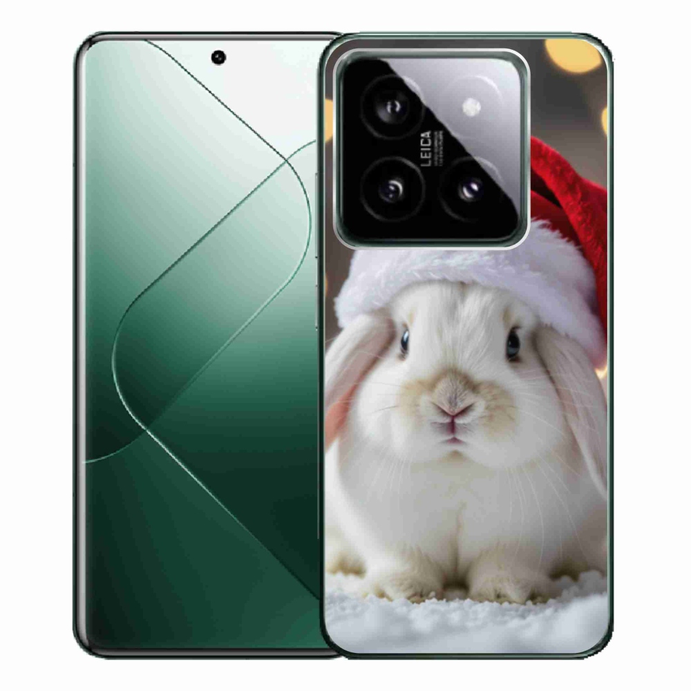 Gélový kryt mmCase na Xiaomi 14 Pro - vianočný králik