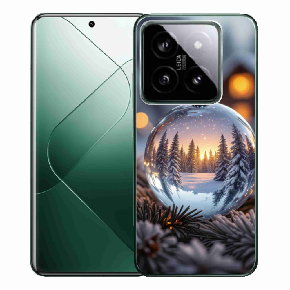 Gélový kryt mmCase na Xiaomi 14 Pro - vianočná ozdoba
