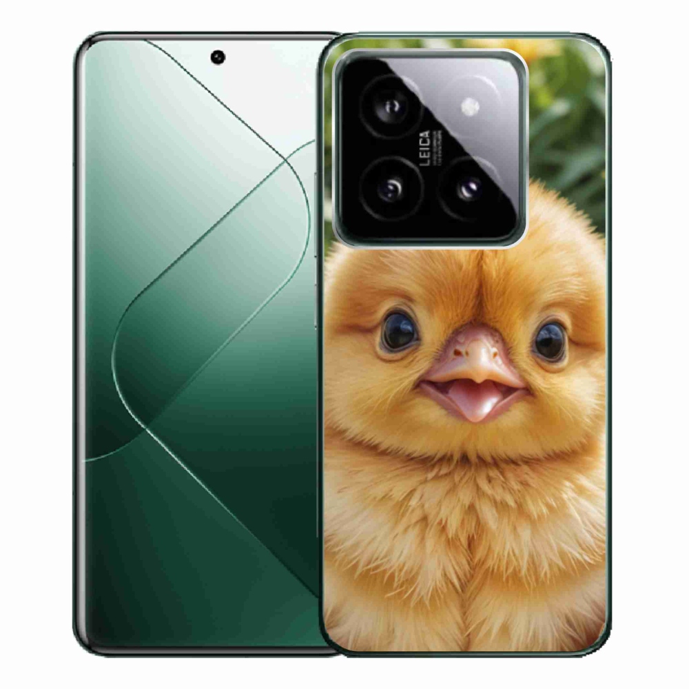 Gélový kryt mmCase na Xiaomi 14 Pro - veselé kuriatko