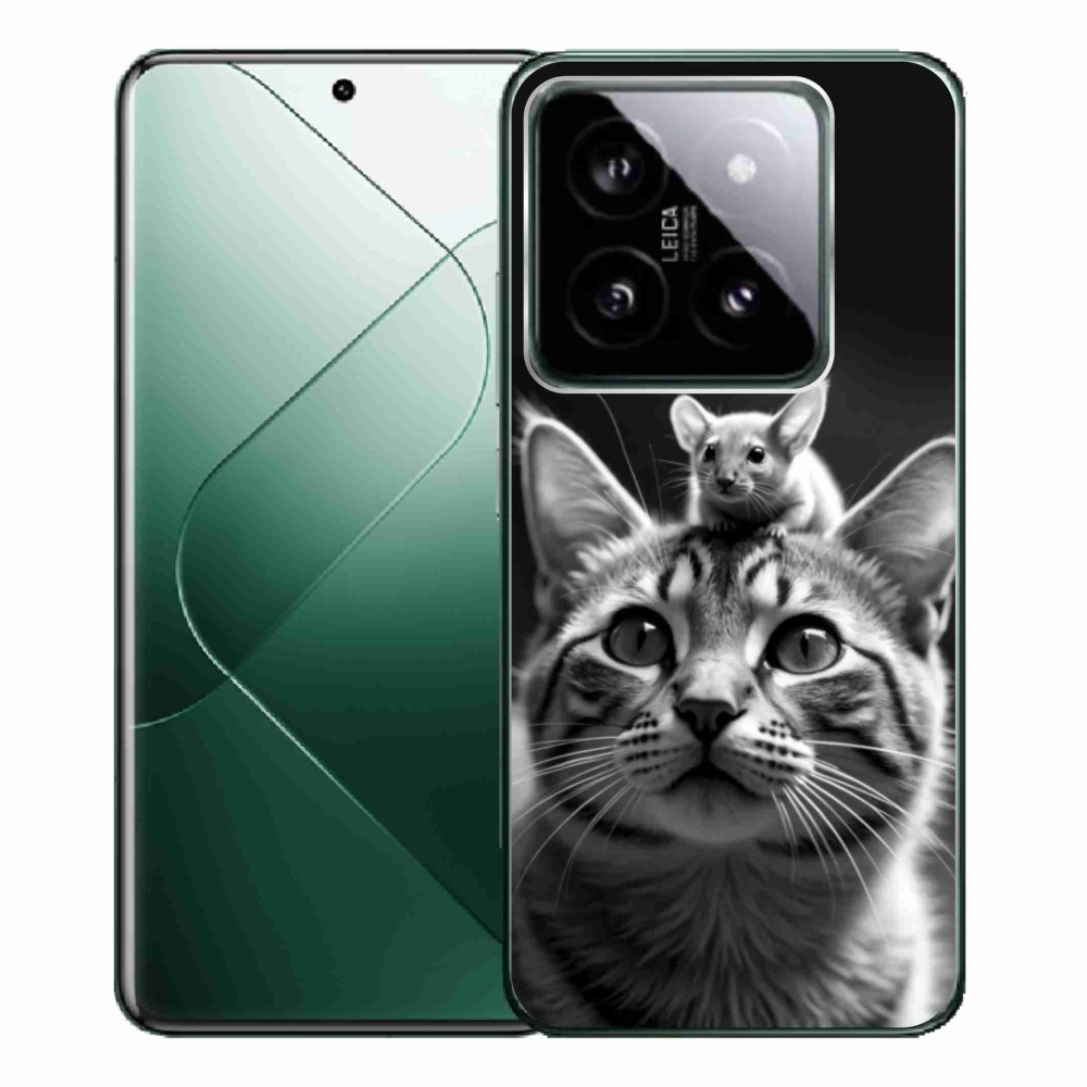 Gélový kryt mmCase na Xiaomi 14 Pro - zvieracie priateľstvo 2