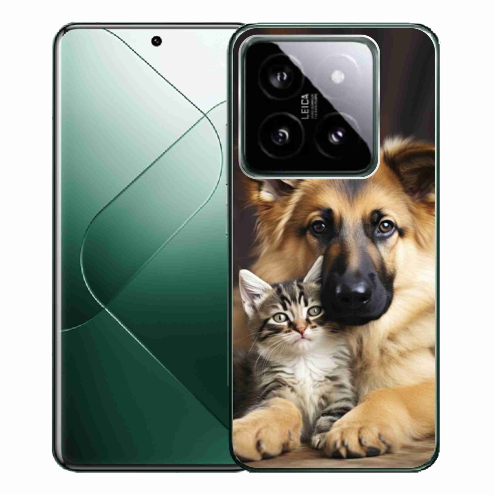 Gélový kryt mmCase na Xiaomi 14 Pro - zvieracie priateľstvo