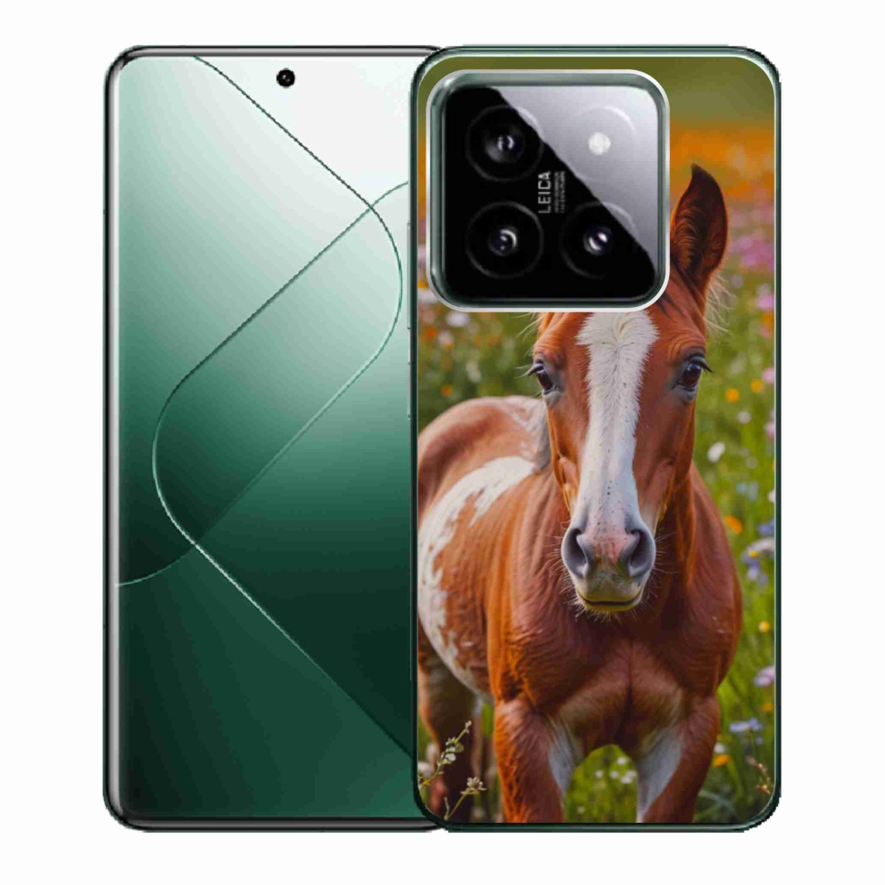 Gélový kryt mmCase na Xiaomi 14 - roztomilé žriebä