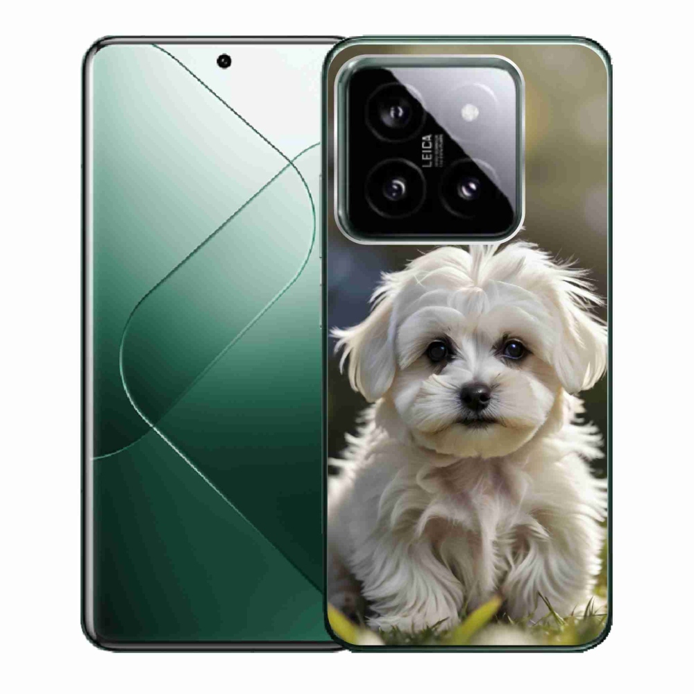 Gélový kryt mmCase na Xiaomi 14 - roztomilý maltézsky psík