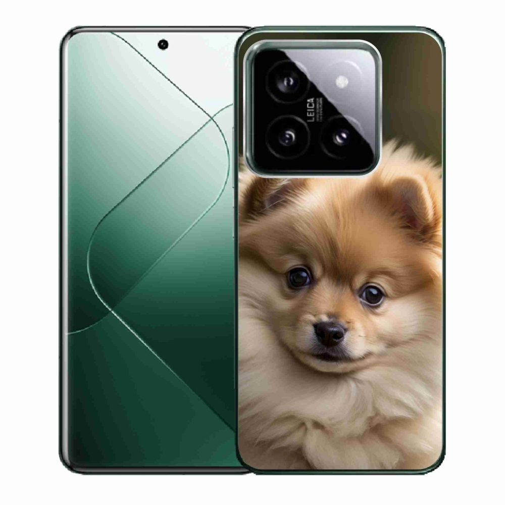 Gélový kryt mmCase na Xiaomi 14 - roztomilý pomeranian 2