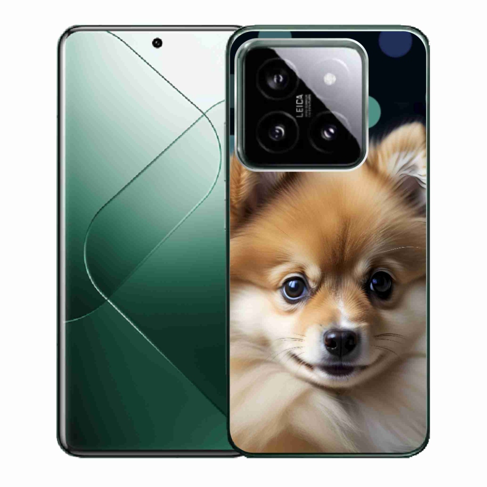 Gélový kryt mmCase na Xiaomi 14 - roztomilý pomeranian