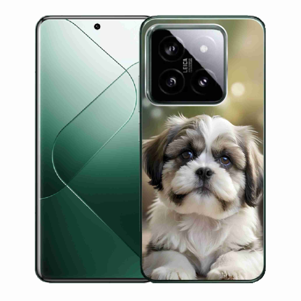 Gélový kryt mmCase na Xiaomi 14 - roztomilý shih-tzu