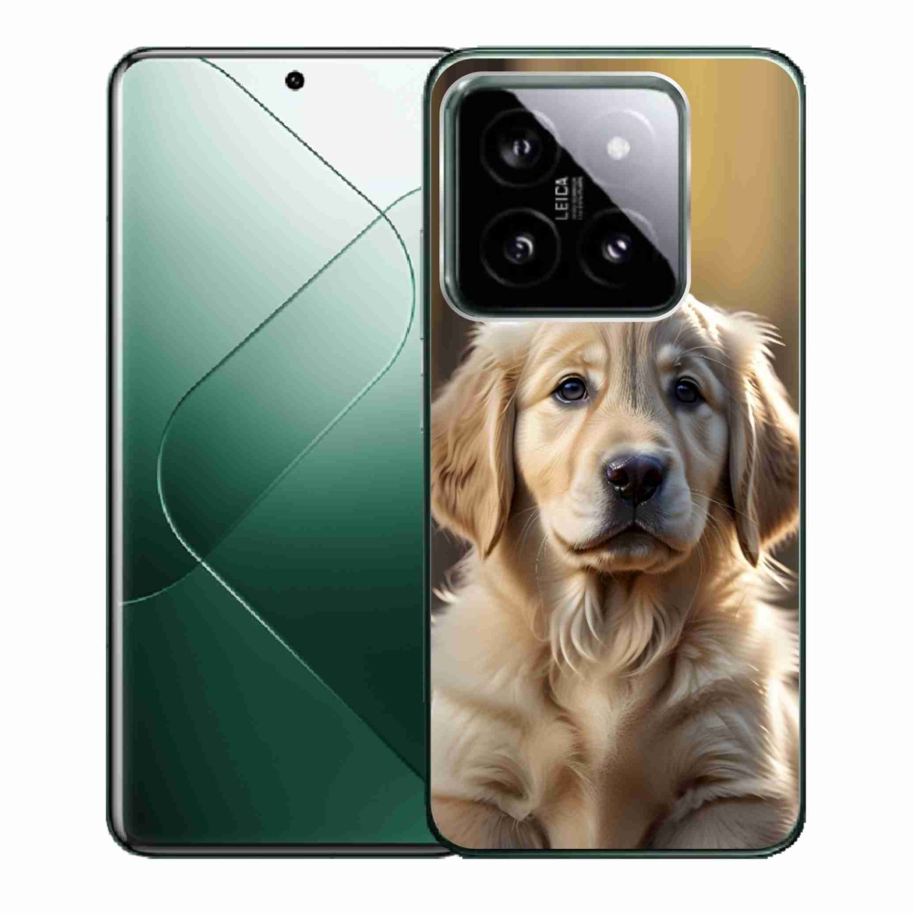 Gélový kryt mmCase na Xiaomi 14 - roztomilý zlatý retriever