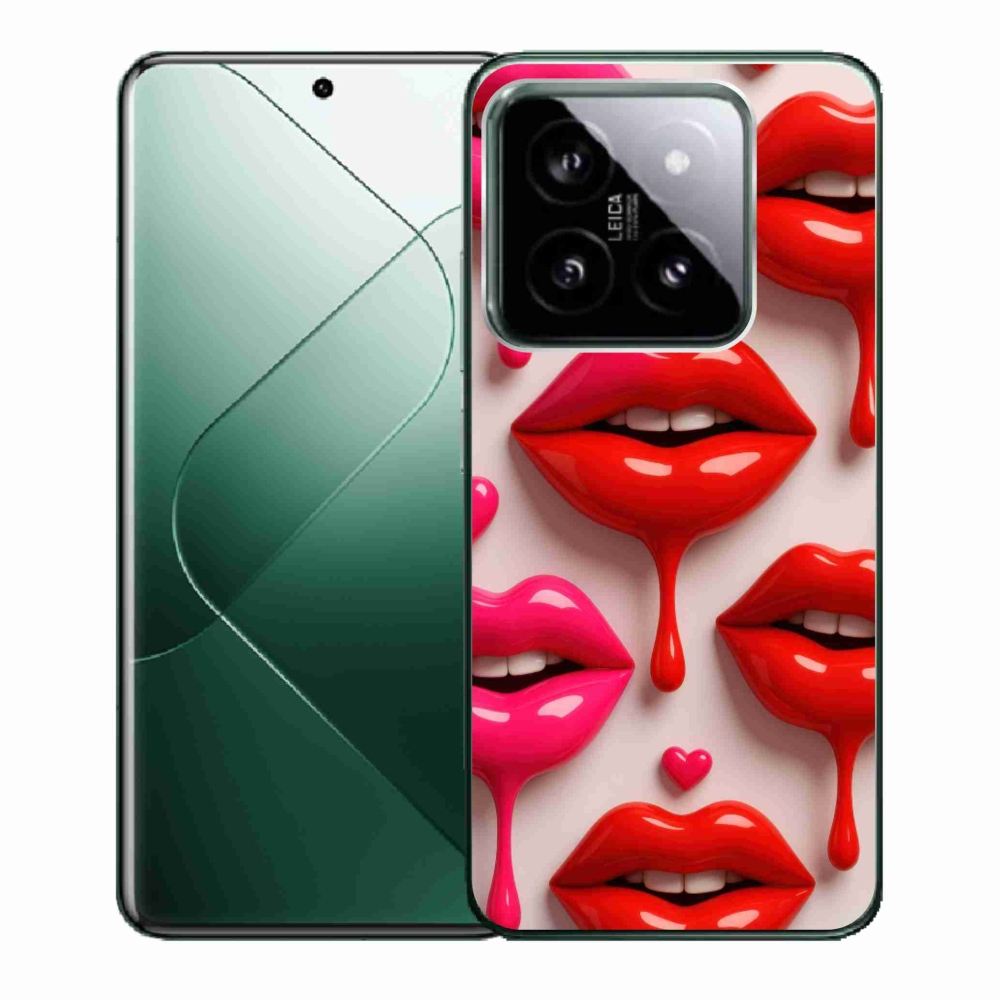 Gélový kryt mmCase na Xiaomi 14 - pery 2