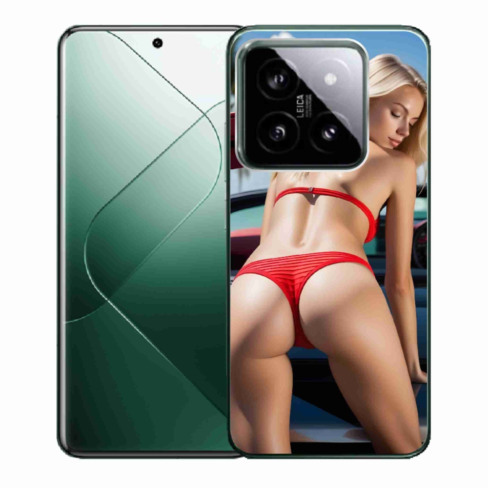 Gélový kryt mmCase na Xiaomi 14 - sexy žena 2