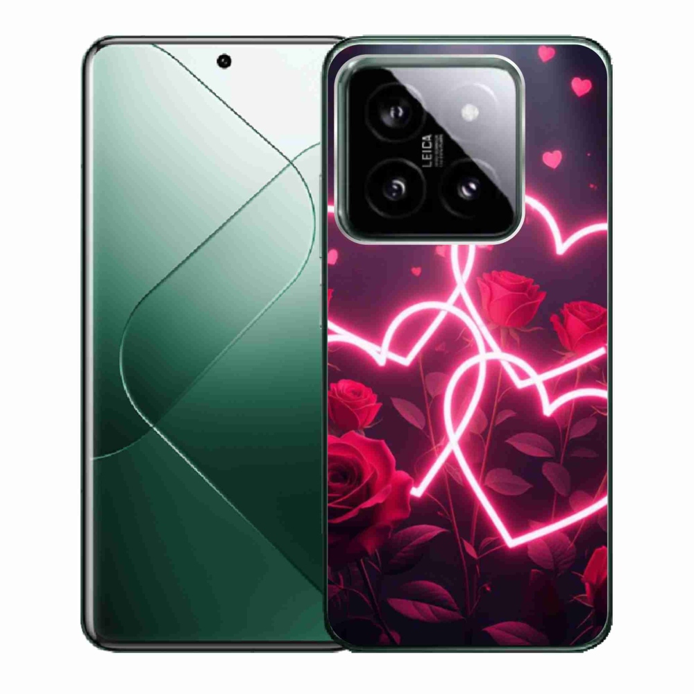 Gélový kryt mmCase na Xiaomi 14 - srdce lásky