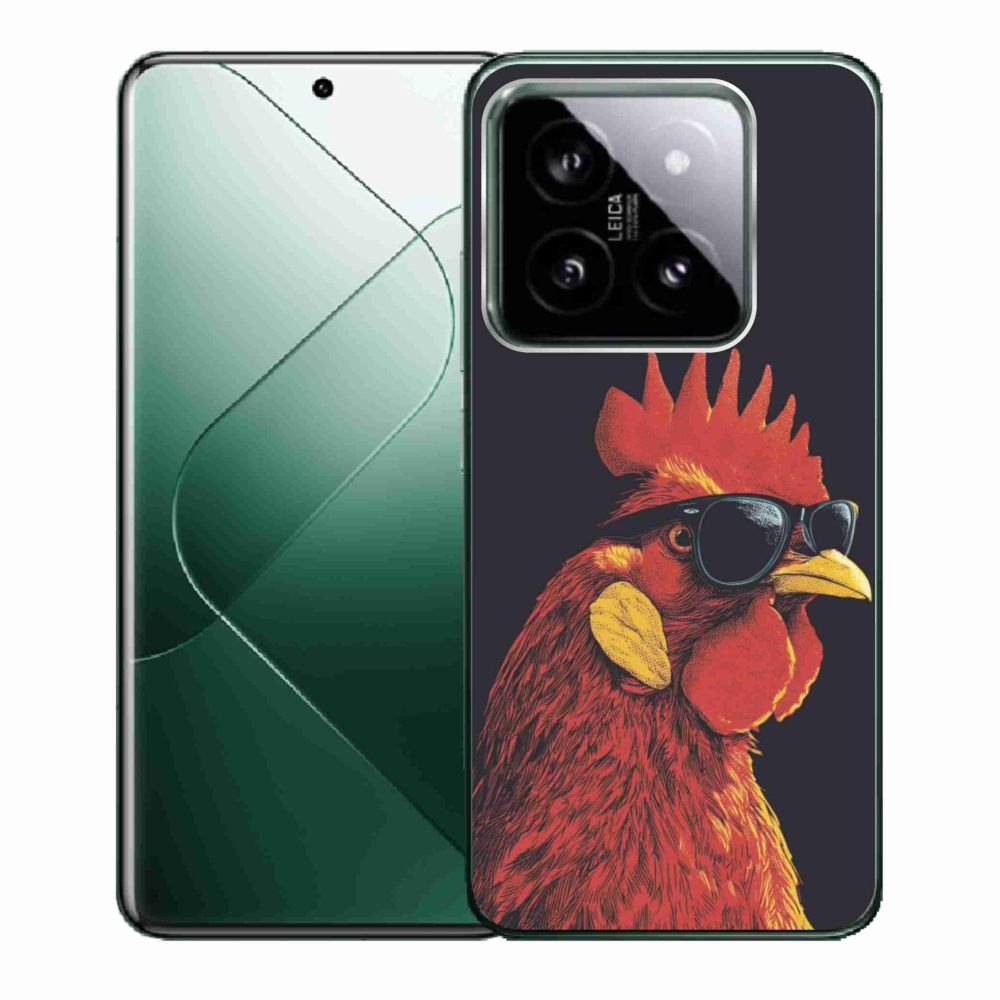Gélový kryt mmCase na Xiaomi 14 - štýlový kohút
