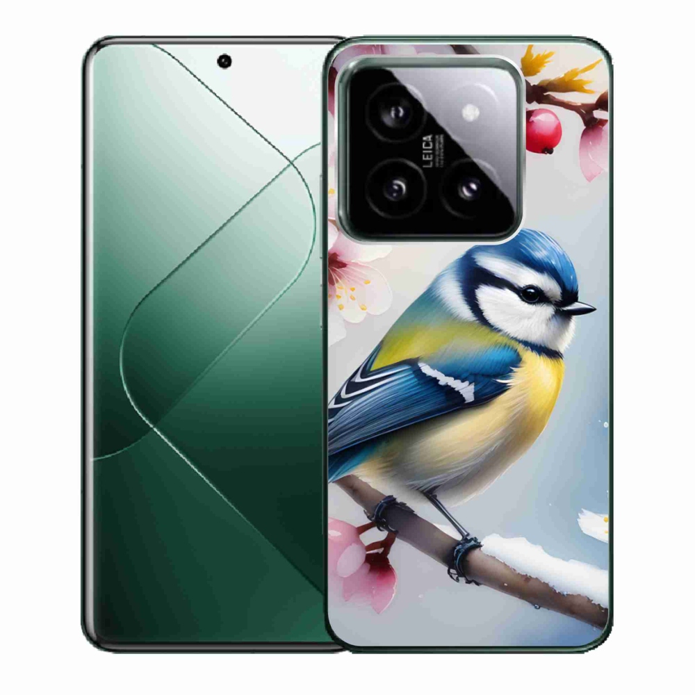 Gélový kryt mmCase na Xiaomi 14 - sýkorka