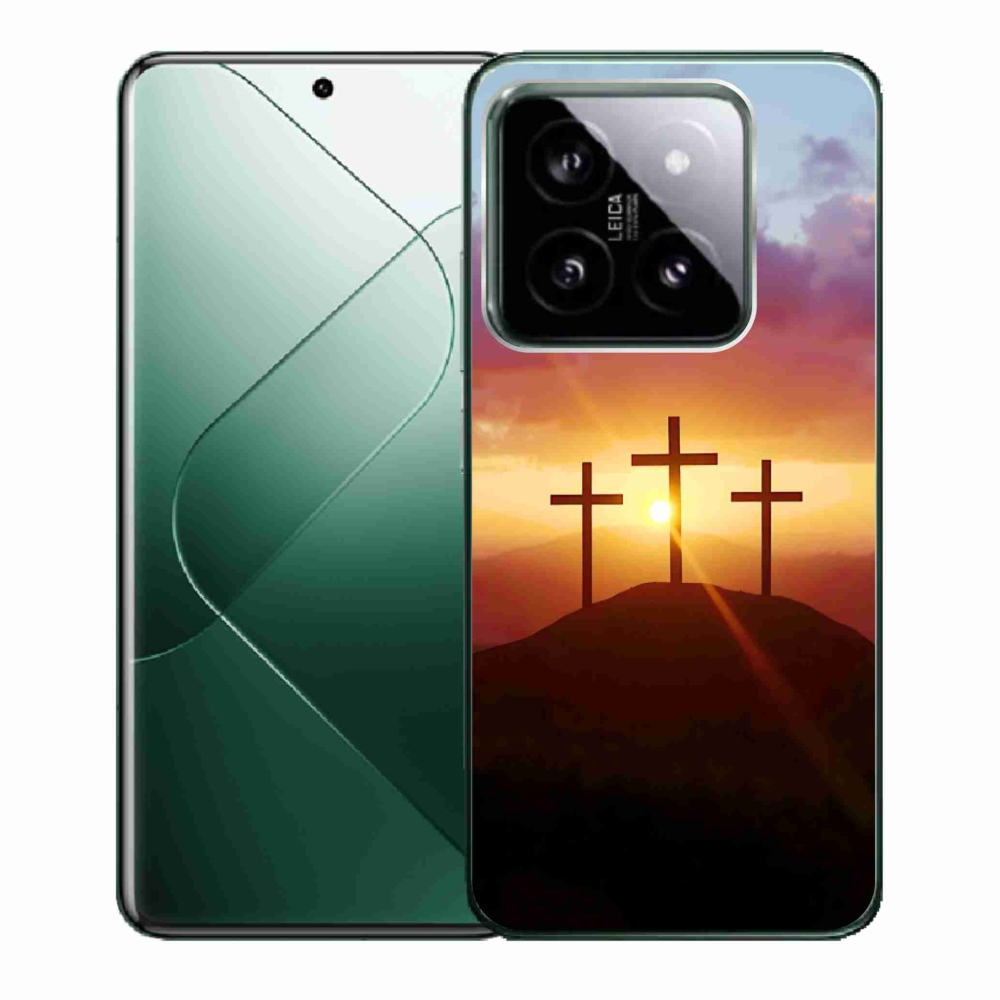 Gélový kryt mmCase na Xiaomi 14 - tri kríža