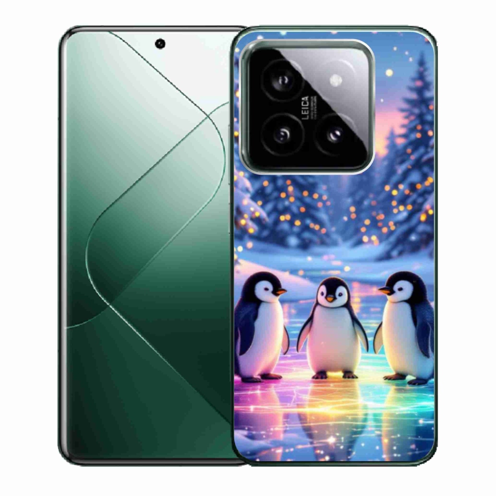 Gélový kryt mmCase na Xiaomi 14 - tučniaky