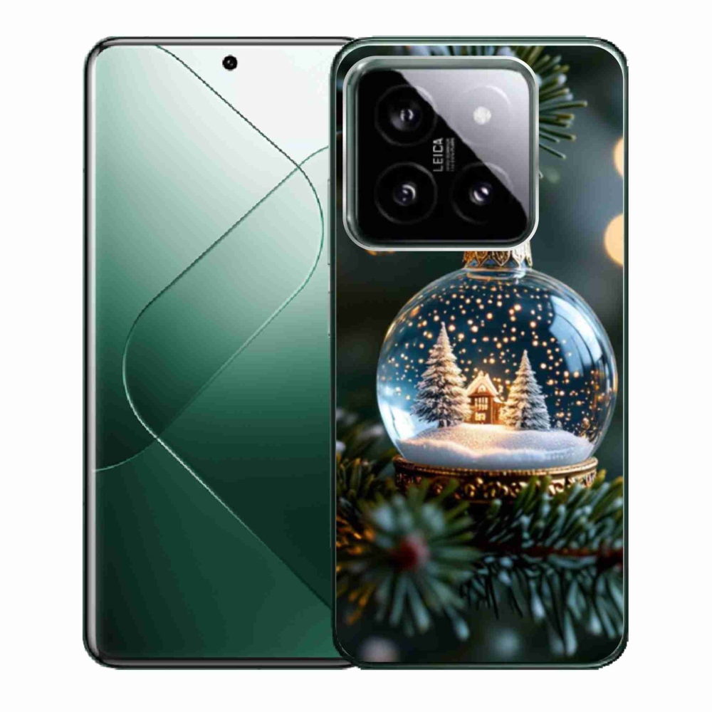 Gélový kryt mmCase na Xiaomi 14 - vianočné gule 2