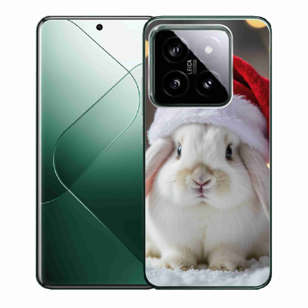 Gélový kryt mmCase na Xiaomi 14 - vianočný králik
