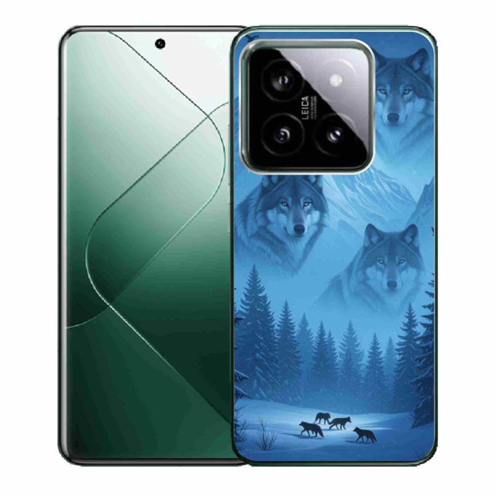 Gélový kryt mmCase na Xiaomi 14 - vlčia svorka