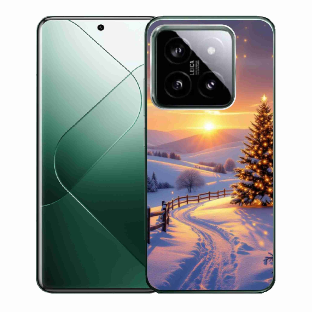 Gélový kryt mmCase na Xiaomi 14 - zimná krajina