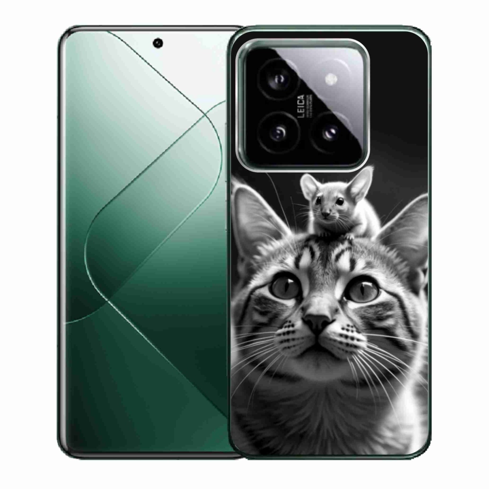 Gélový kryt mmCase na Xiaomi 14 - zvieracie priateľstvo 2