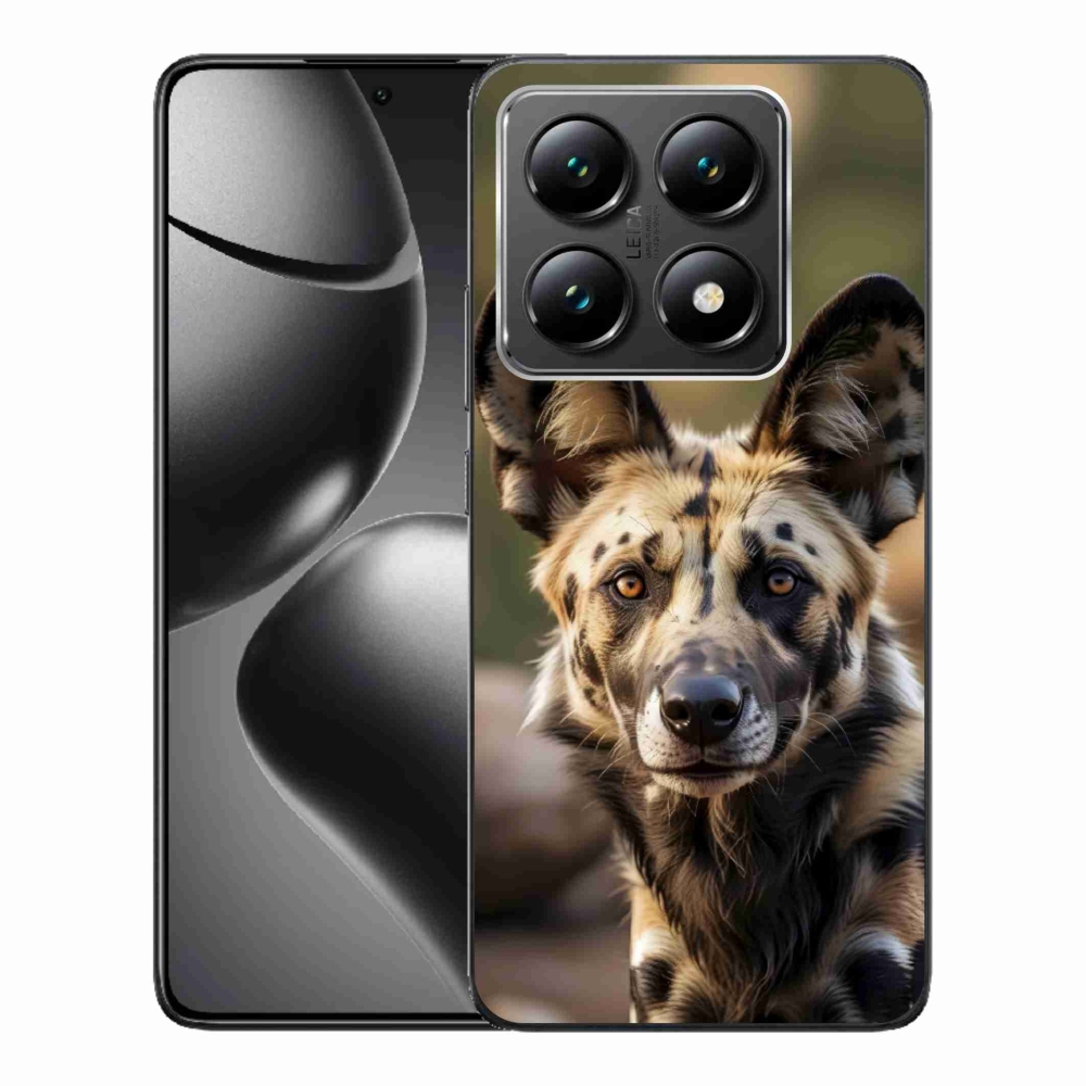 Gélový kryt mmCase na Xiaomi 14T - africký divoký pes