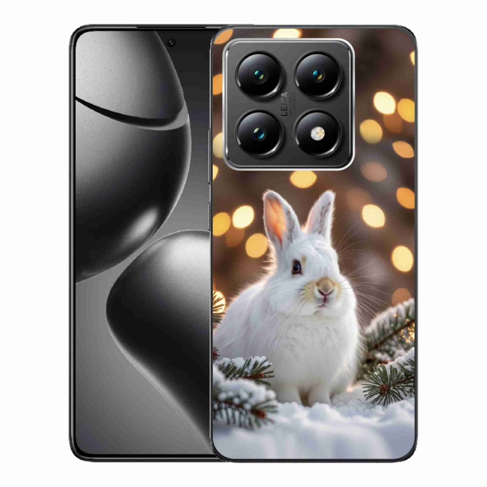 Gélový kryt mmCase na Xiaomi 14T - biely zajac