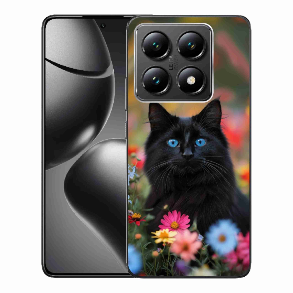 Gélový kryt mmCase na Xiaomi 14T - čierne mačiatko 4