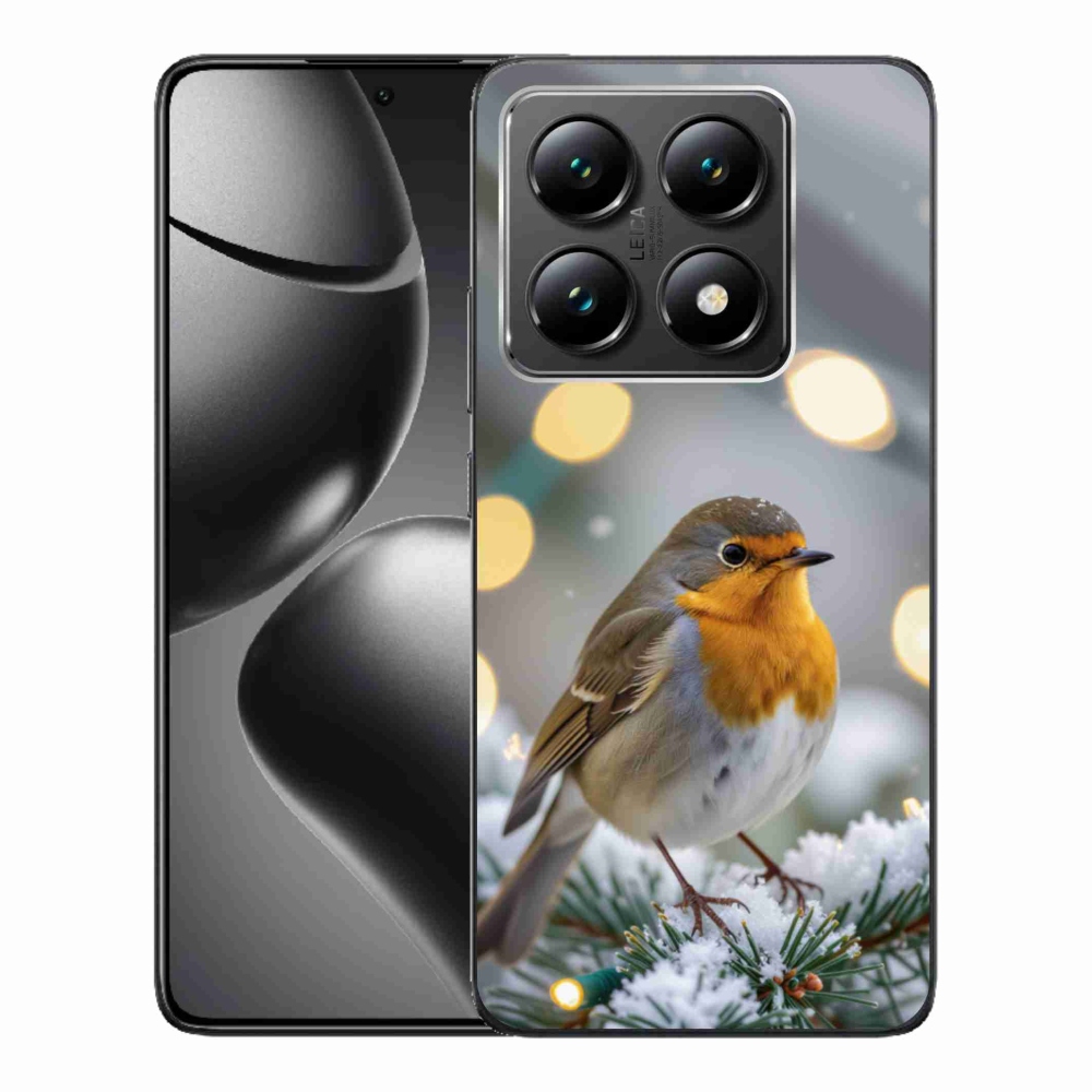 Gélový kryt mmCase na Xiaomi 14T - červienka v zime