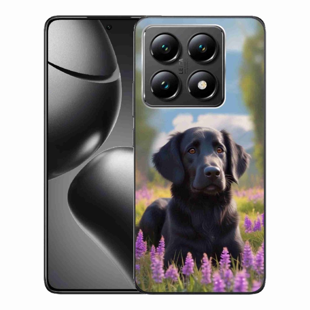 Gélový kryt mmCase na Xiaomi 14T - elegantný čierny retriever