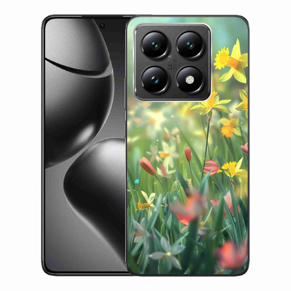 Gélový kryt mmCase na Xiaomi 14T - jarné kvety
