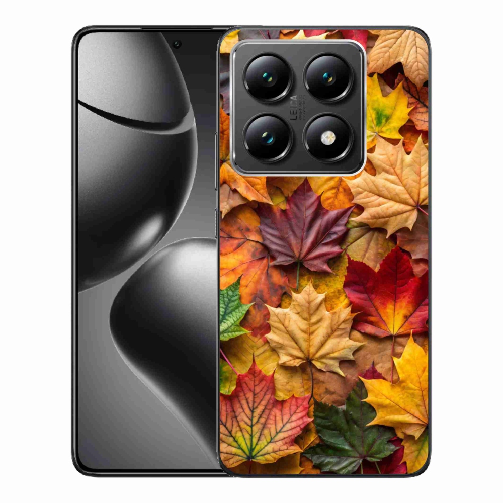 Gélový kryt mmCase na Xiaomi 14T - javorové listy 2