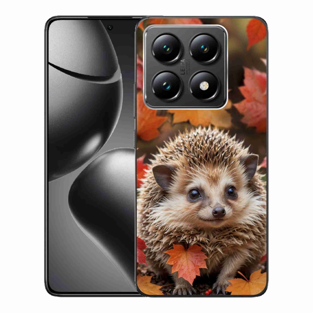 Gélový kryt mmCase na Xiaomi 14T - ježko v lístí
