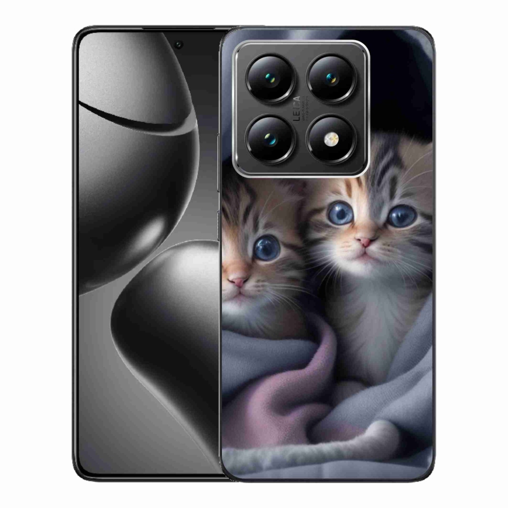 Gélový kryt mmCase na Xiaomi 14T - mačacie duo 2