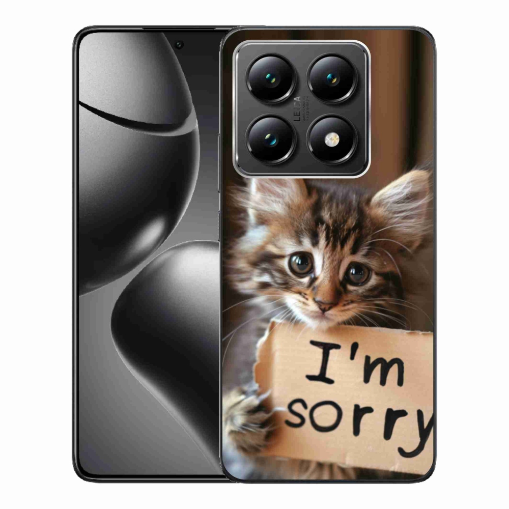 Gélový kryt mmCase na Xiaomi 14T - mačacie ospravedlnenie