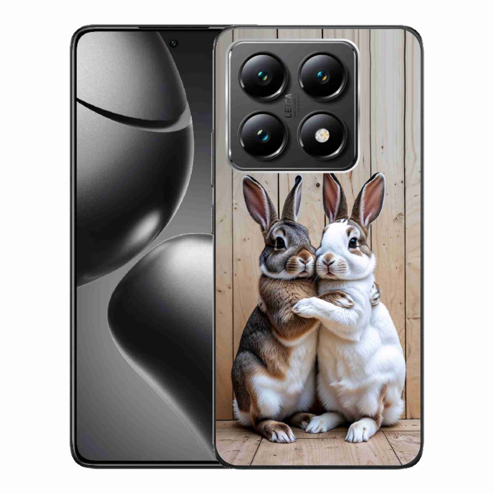 Gélový kryt mmCase na Xiaomi 14T - králičie pár