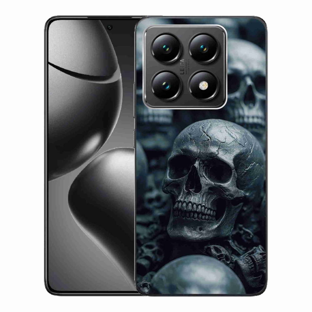 Gélový kryt mmCase na Xiaomi 14T - lebka 2