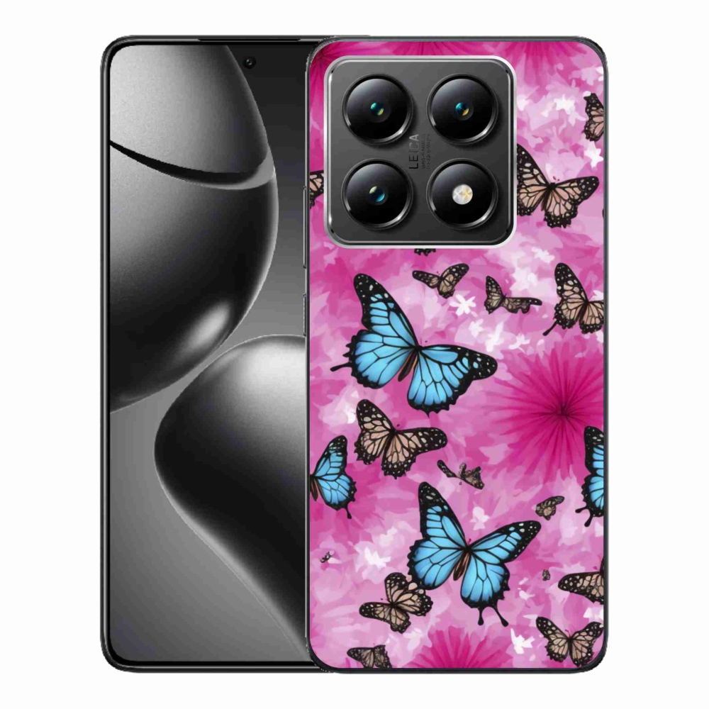 Gélový kryt mmCase na Xiaomi 14T - motýlia záhrada