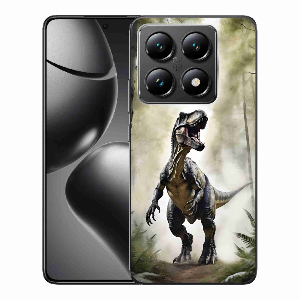 Gélový kryt mmCase na Xiaomi 14T - naštvaný T-Rex