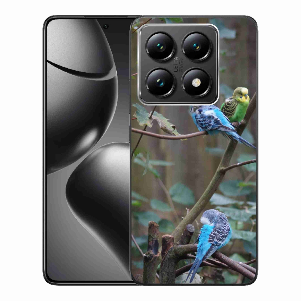 Gélový kryt mmCase na Xiaomi 14T - papagáje na vetve