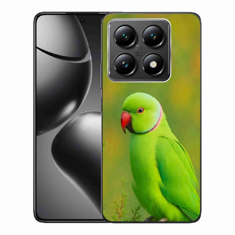 Gélový kryt mmCase na Xiaomi 14T - papagáj Alexandr 2