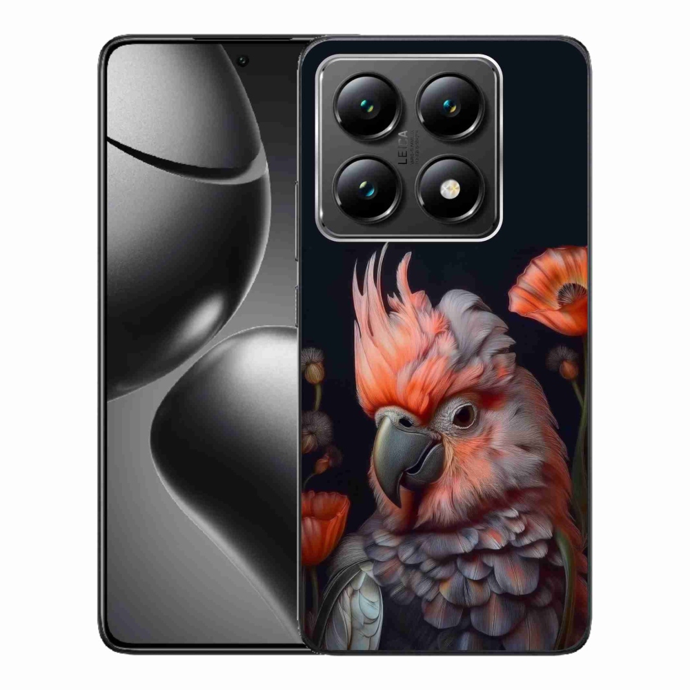 Gélový kryt mmCase na Xiaomi 14T - papagáj kakadu vo farbách