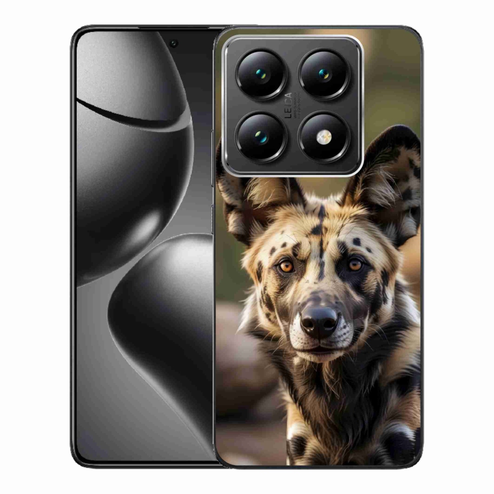 Gélový kryt mmCase na Xiaomi 14T Pro - africký divoký pes