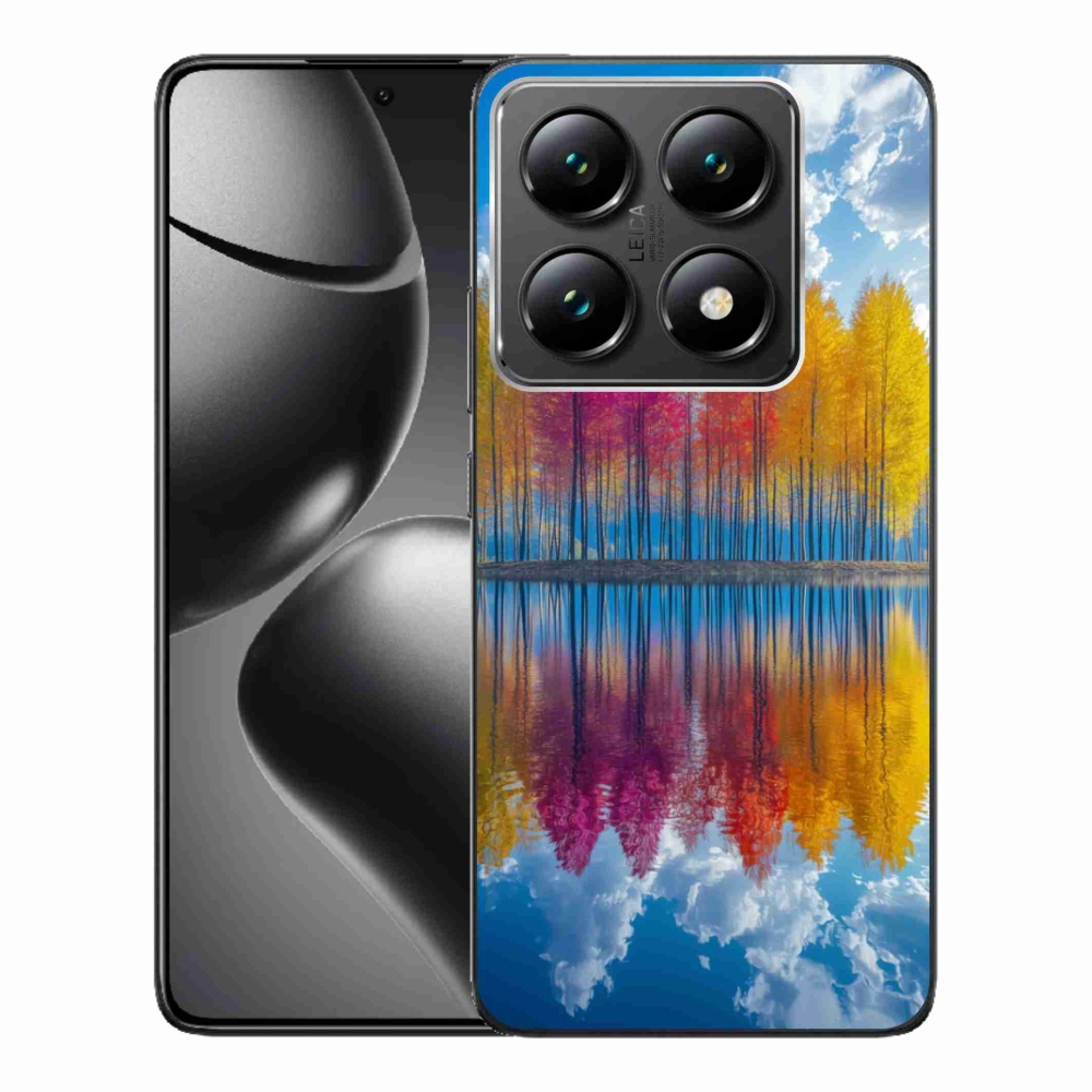 Gélový kryt mmCase na Xiaomi 14T Pro - farebné stromy