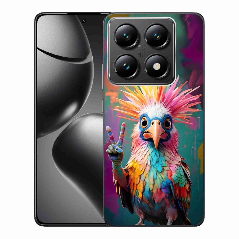 Gélový kryt mmCase na Xiaomi 14T Pro - farebný rebel