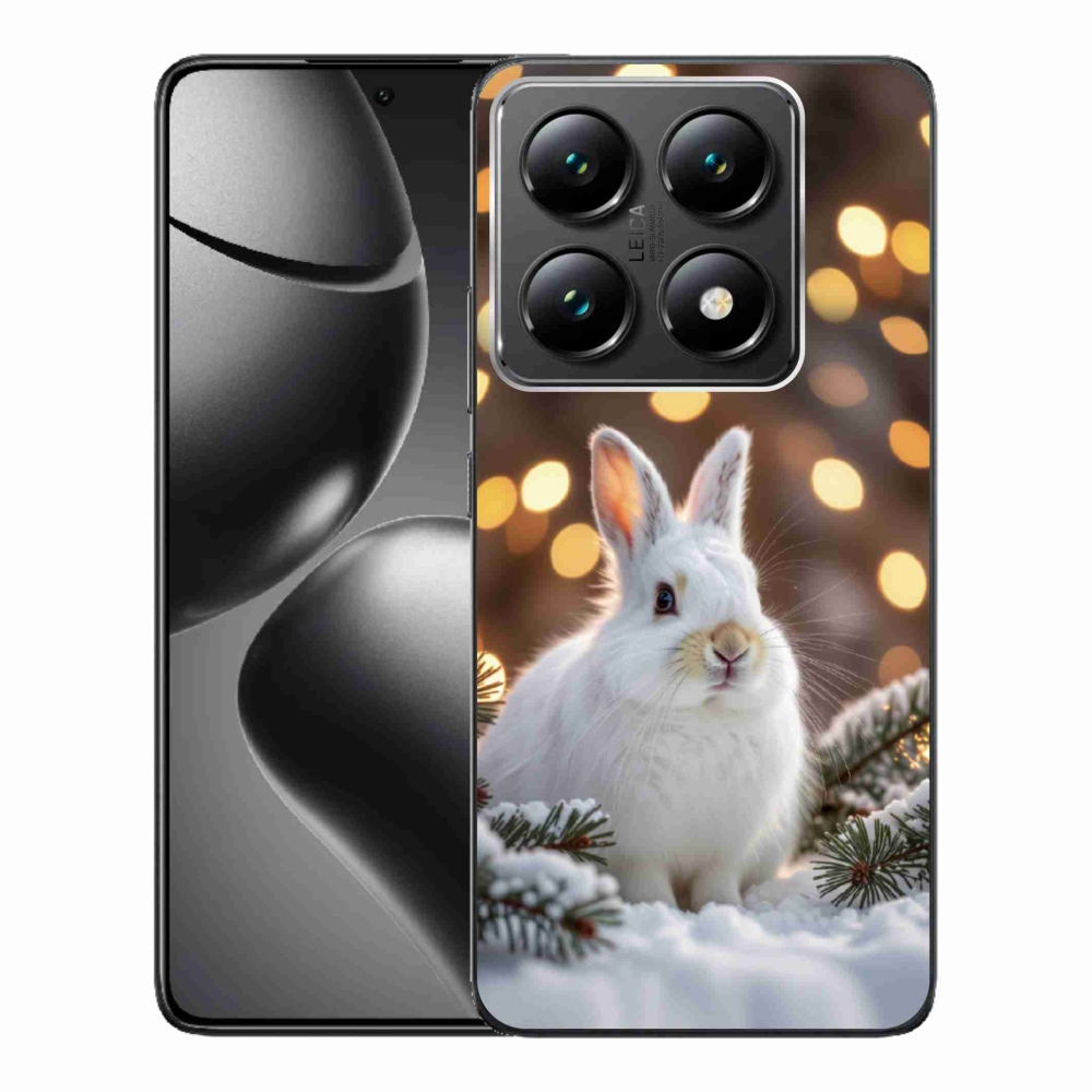 Gélový kryt mmCase na Xiaomi 14T Pro - biely zajac