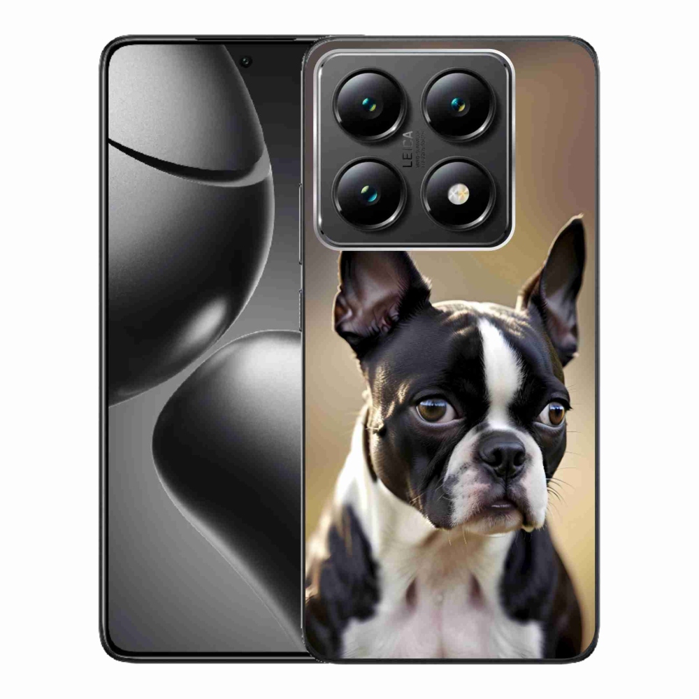 Gélový kryt mmCase na Xiaomi 14T Pro - bostonský teriér