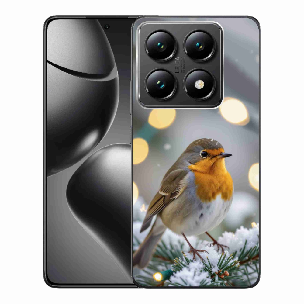 Gélový kryt mmCase na Xiaomi 14T Pro - červienka v zime