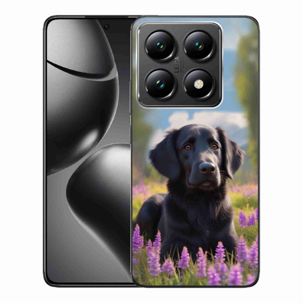 Gélový kryt mmCase na Xiaomi 14T Pro - elegantný čierny retriever