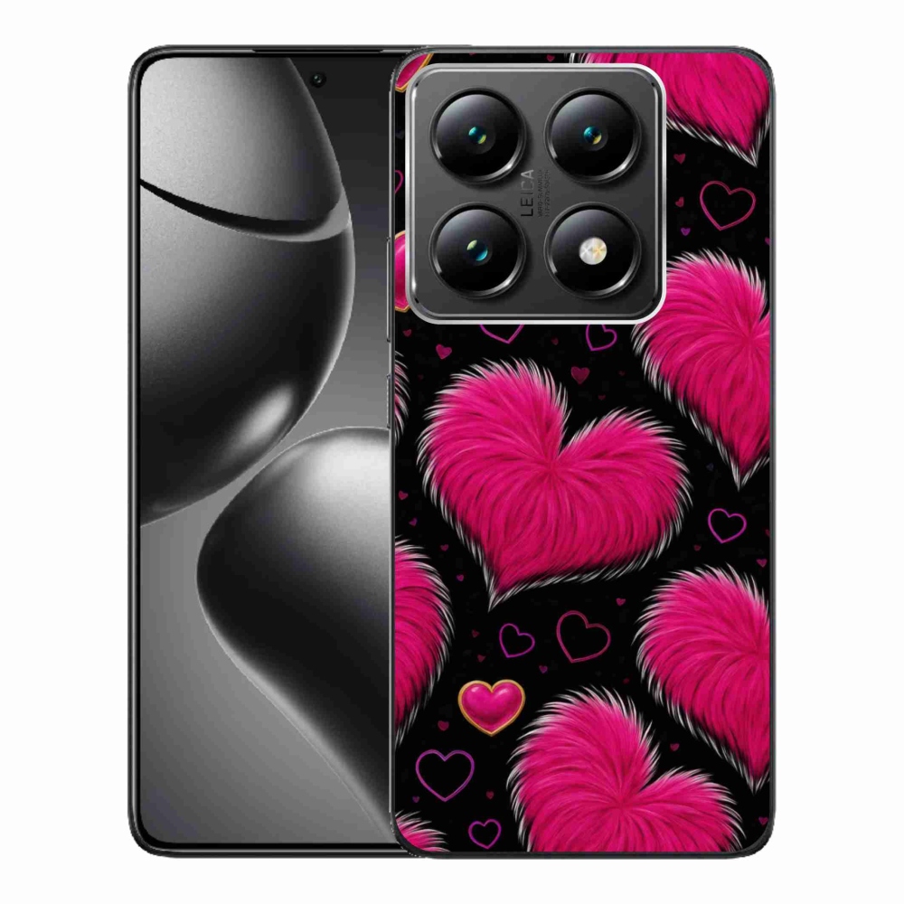 Gélový kryt mmCase na Xiaomi 14T Pro - hebké srdce